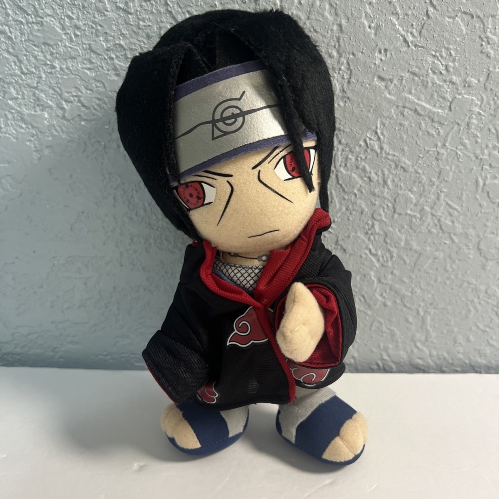 Naruto Shippuden Itachi 9" Plush 2002 Great‎ Eastern Entertainment Shonen Jump